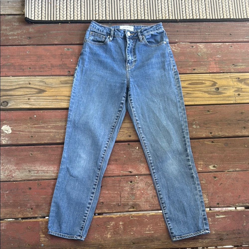 PacSun High Rise Blue Mom Jean Classic Fit
